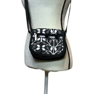 LeSportsac Black and White Mini Crossbody Bag NWOT